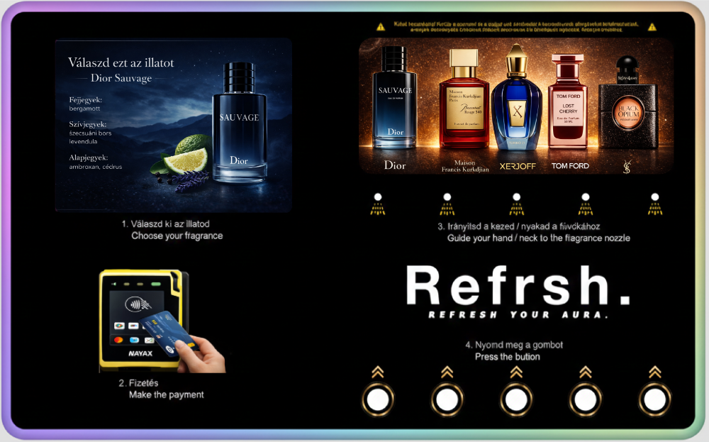 refresh fragrance machine